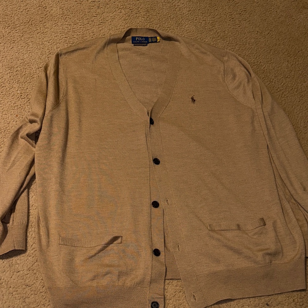Polo by Ralph Lauren Beige Cardigan